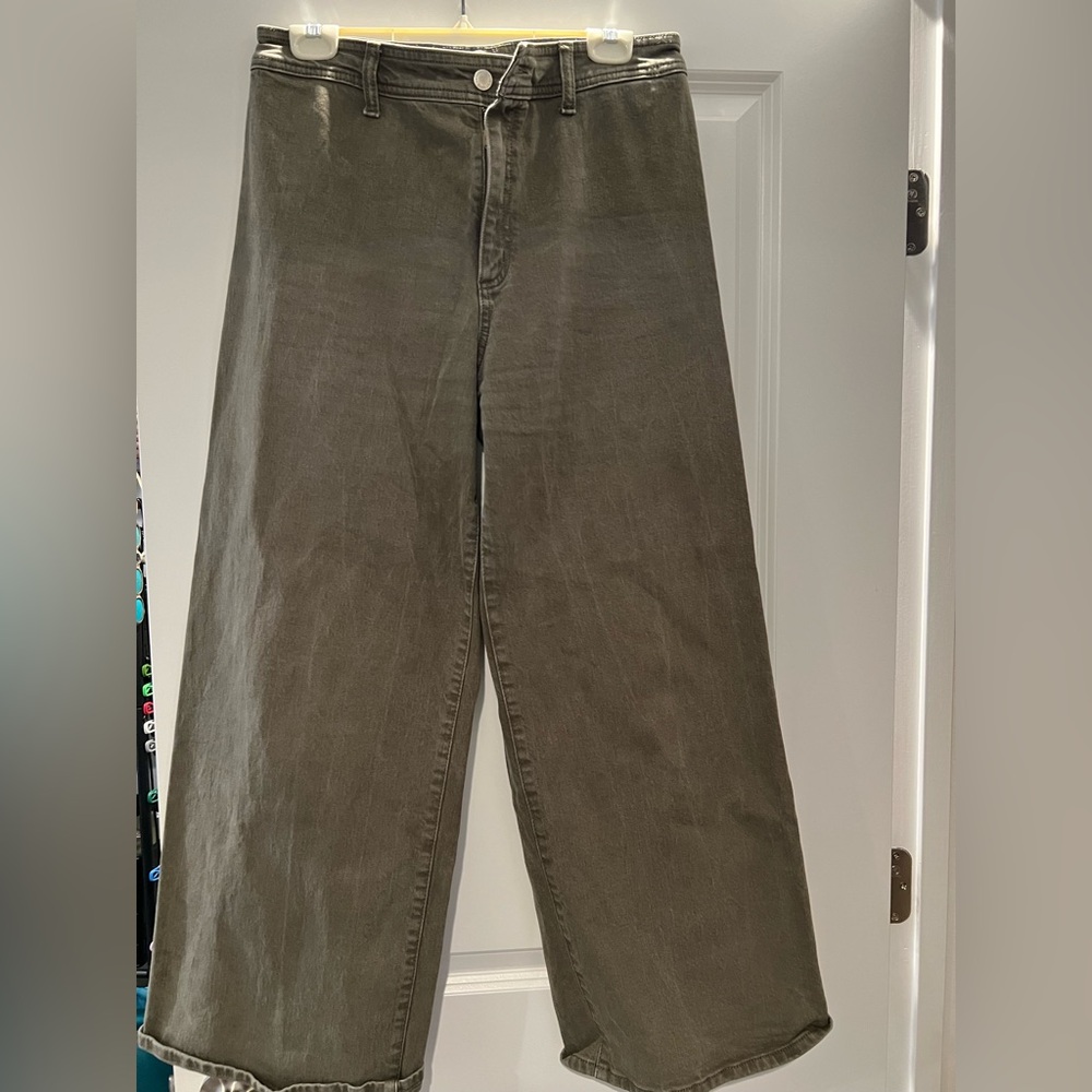 Universal Thread Olive Wide-Leg Pants